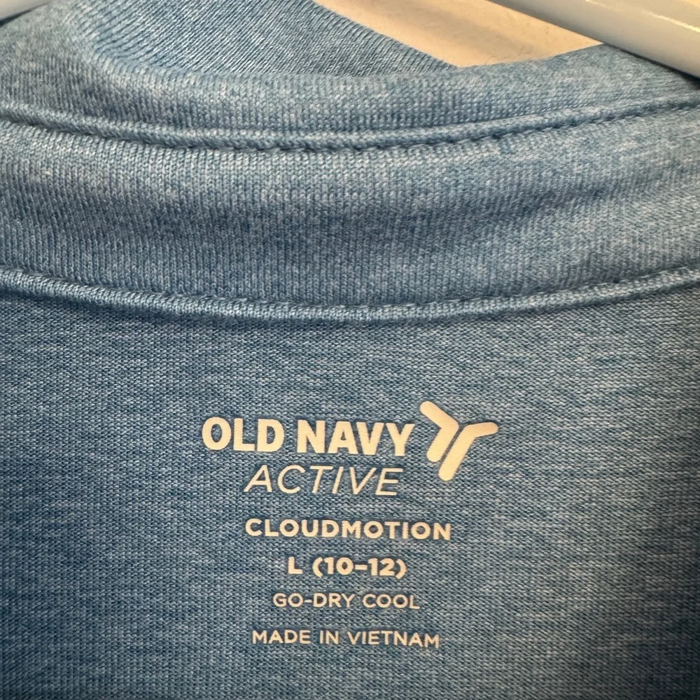 Old Navy Active Kids Blue Polo Shirt
